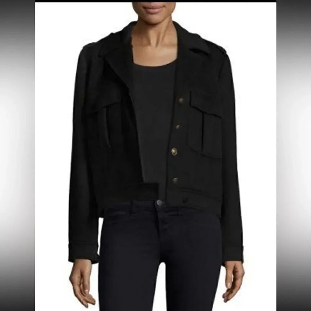 Ramy Brook Jesse Wool Blend Coat Size Small